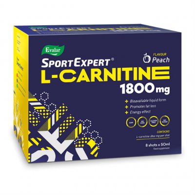 Купить sportexpert (спорт эксперт) l-карнитин 1800мг, раствор для приема внутрь флакон 50 мл, 8 шт бад в Богородске