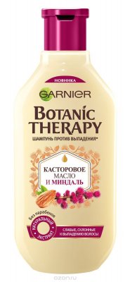 Купить garnier botanic therapy (гарньер) шампунь для волос касторовое масло и миндаль 400мл в Богородске