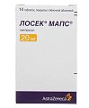 Купить лосек мапс, таблетки, покрытые пленочной оболочкой 20мг, 14 шт в Богородске