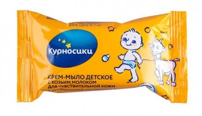 Купить курносики крем-мыло детское с козьим молоком для чувствительной кожи 90г (40409) в Богородске