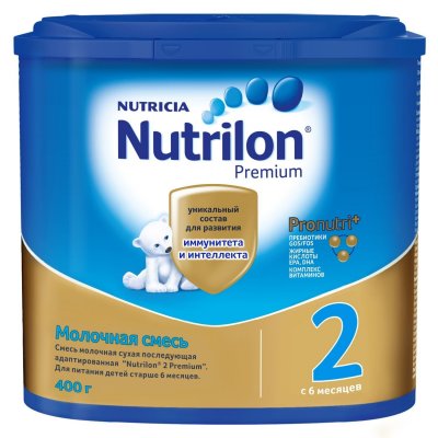 Купить nutrilon premium 2 (нутрилон) сухая смесь детская с 6 месяцев, 400г в Богородске