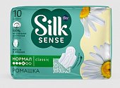 Купить ola! (ола) прокладки silk sens classic deo нормал ромашка, 10 шт в Богородске