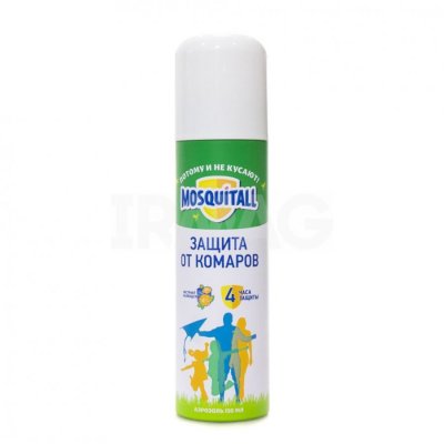 Купить mosquitall (москитолл) защита для взрослых аэрозоль от комаров 150 мл в Богородске