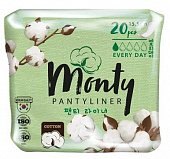 Купить monty (монти) прокладки ежедневный без ароматизаторов,20 шт в Богородске