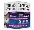 Бинт когезивный самофиксирующийся Teneris (Тенерис) на тканевой основе с латексом,6 смх4 м