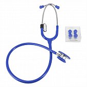 Купить стетоскоп amrus (амрус) 04-ам420 delux master медицинский двухсторонний терапевтический, синий в Богородске