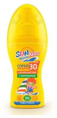 Купить sun marina (сан марина) кидс, крем солнцезащитный для детей, 150мл spf30 в Богородске