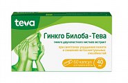 Купить гинкго билоба-тева, капсулы 40 мг, 60 шт в Богородске