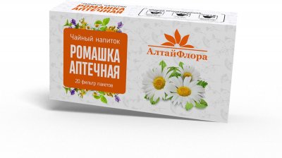 Купить ромашки аптечной цветки алтайфлора, фильтр-пакеты 1,5г, 20 шт бад в Богородске