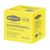 Купить аскорбинка, life ascorbic acid порошок в пакетиках по 2,5г, 10 шт бад в Богородске