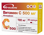 Купить витамин с 500мг югмедфарм, капсулы массой 700мг 30шт бад в Богородске