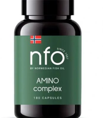 Купить norwegian fish oil (норвегиан фиш оил) амино комплекс капсулы массой 475 мг 180 шт. бад в Богородске