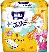 Купить bella (белла) прокладки for teens ultra energy супертонкие део 10 шт в Богородске