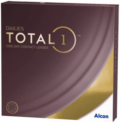 Купить контактные линзы alcon (алкон) dailies total 1, 90 шт, -1,25 (8,5) в Богородске