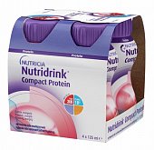 Купить nutridrink (нутридринк) компакт протеин охлаждающий фруктово-ягодный вкус 125мл, 4 шт в Богородске
