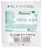 Купить matopat matocomp (матопат) салфетки стерильные 7,5см х7,5см 8 слойные 17нитей, 3шт в Богородске