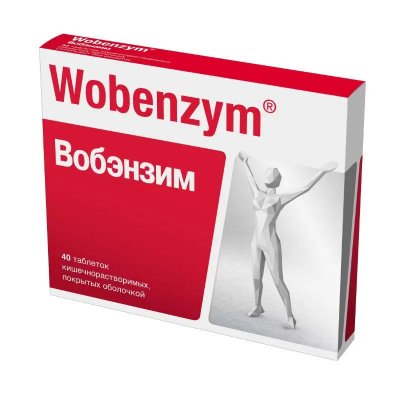 Купить вобэнзим, таблетки кишечнорастворимые, покрытые оболочкой, 40 шт в Богородске