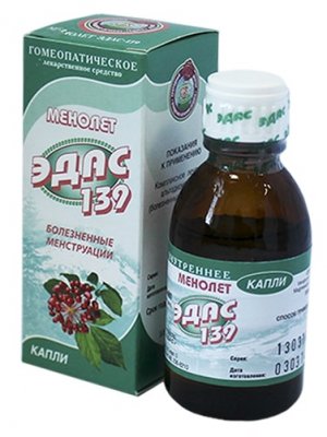 Купить эдас-139 менолет, капли для приема внутрь гомеопатические, 25мл в Богородске