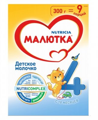 Купить малютка 4 смесь сухая молочная с 18 месяцев, 300г в Богородске