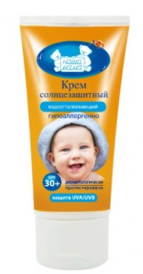 Купить наша мама крем детский солнцезащитный водоотталкивающий spf30, 50мл в Богородске
