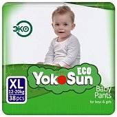 Купить yokosun eco (йокосан) подгузники размер xl (12-20 кг) 44шт в Богородске