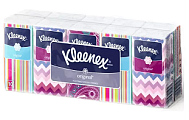 Купить kleenex (клинекс)  платки носовые бумажные original без запаха 10х10 шт в Богородске