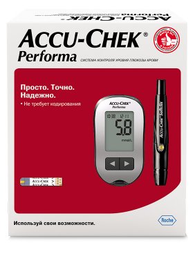 Купить глюкометр accu-chek performa (акку-чек), комплект в Богородске