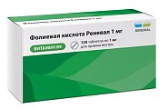 Купить фолиевая кислота реневал, таблетки 1мг, 120 шт в Богородске