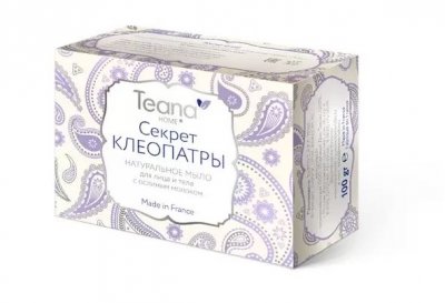 Купить тиана (teana) мыло для сухой и чувствительной кожи лица и тела с ослиным молоком,100г в Богородске