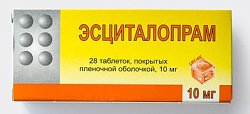 Купить эсциталопрам, таблетки, покрытые пленочной оболочкой 10мг, 28 шт в Богородске