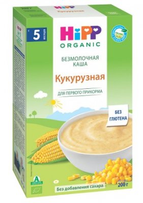 Купить хипп каша, зерн.органич. кукурузная 200г (хипп, австрия) в Богородске