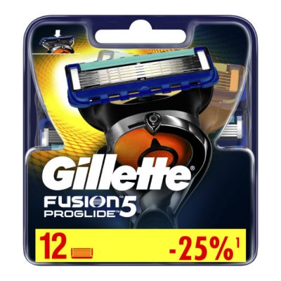 Купить gillette fusion proglide (жиллет) сменные кассеты, 12 шт в Богородске