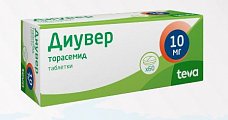 Купить диувер, таблетки 10мг, 60 шт в Богородске