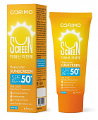 Купить corimo (коримо) крем для чувствительной кожи лица, тела увлажняющий солнцезащитный гиалуроновая кислота spf50+, 50 мл в Богородске