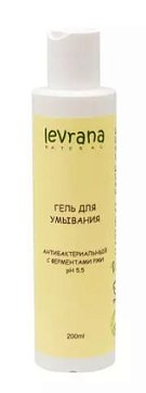 Levrana (Леврана) гель для умывания антибактериальный с ферментами ржи, 200мл