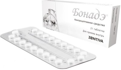 Купить бонадэ, таблетки, покрытые пленочной оболочкой 2мг+0,03мг, 21 шт в Богородске