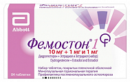 Купить фемостон 1, набор таблеток, покрытых пленочной оболочкой 10мг+1мг и 1мг 84шт в Богородске