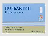 Купить норбактин, таблетки 400мг, 10 шт в Богородске