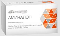 Купить аминалон, таблетки, покрытые пленочной оболочкой 250мг, 100 шт в Богородске