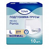 Купить tena proskin pants normal (тена) подгузники-трусы размер l, 10 шт в Богородске