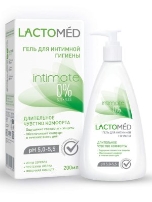 Купить lactomed (лактомед) гель для интимной гигиены чувство комфорта, 200мл в Богородске