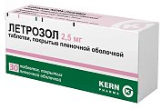 Купить летрозол, таблетки, покрытые пленочной оболочкой 2,5мг, 30 шт в Богородске