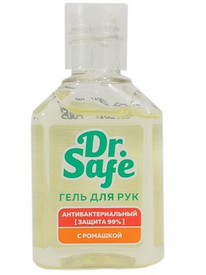 Купить dr safe (доктор сейф) гель для рук антибакетиальный бисаболол с ромашкой, 60мл в Богородске