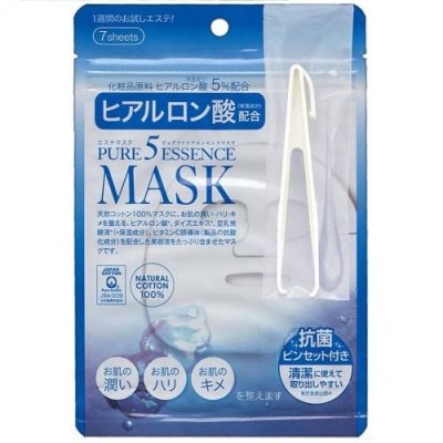 Купить japan gals (джапан галс) маска гиалуроновая кислота pure5 essential, 30 шт в Богородске