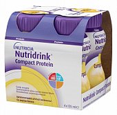 Купить nutridrink (нутридринк) компакт протеин со вкусом банана 125мл, 4 шт в Богородске