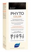 Купить фитосолба фитоколор (phytosolba phyto color) краска для волос оттенок 3 темный шатен в Богородске