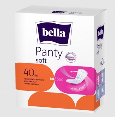 Купить bella (белла) прокладки panty soft белая линия 40 шт в Богородске