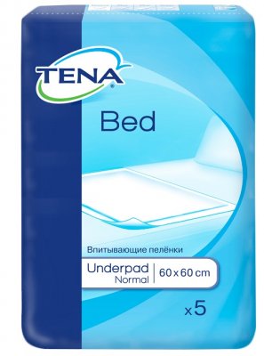 Купить tena (тена) простыня медицинская bed normal 60 x 60см, 5 шт в Богородске