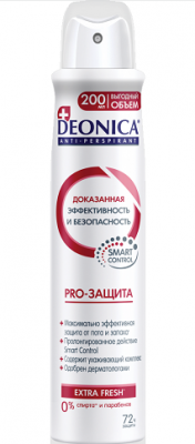 Купить deonica (деоника) дезодорнат-спрей pro-защита, 200мл в Богородске