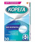 Купить корега таблетки для зубных протезов био формула 30 шт в Богородске